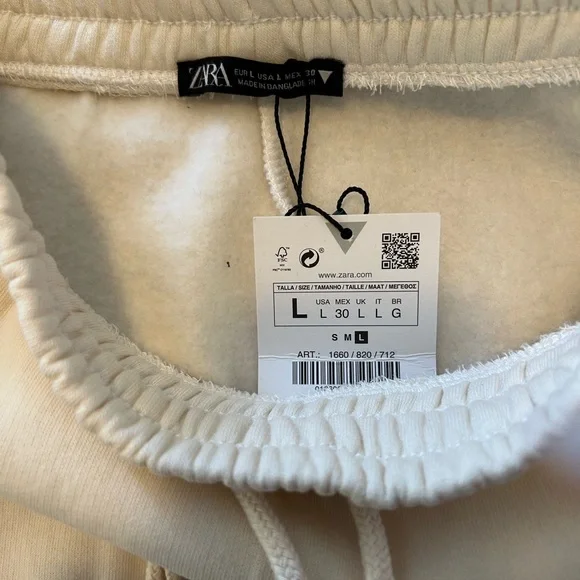 Zara Cream Midi Skirt - Picture 4 of 4